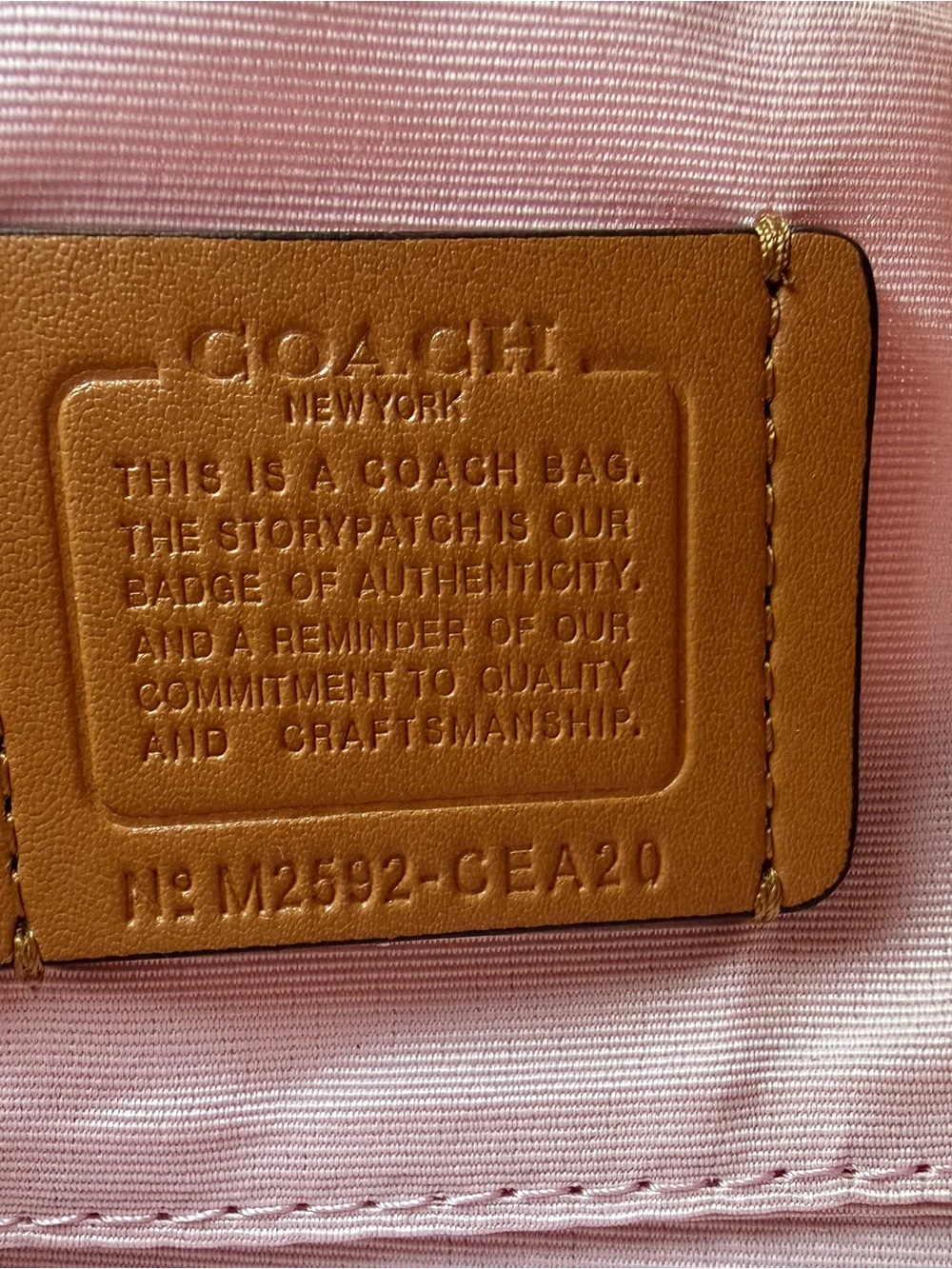 Coach powder Pink Shoulder Bag - Picture 7 of 7